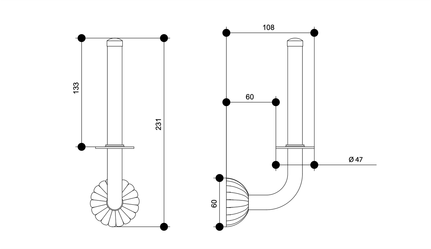 SPARE ROLL HOLDER 02009