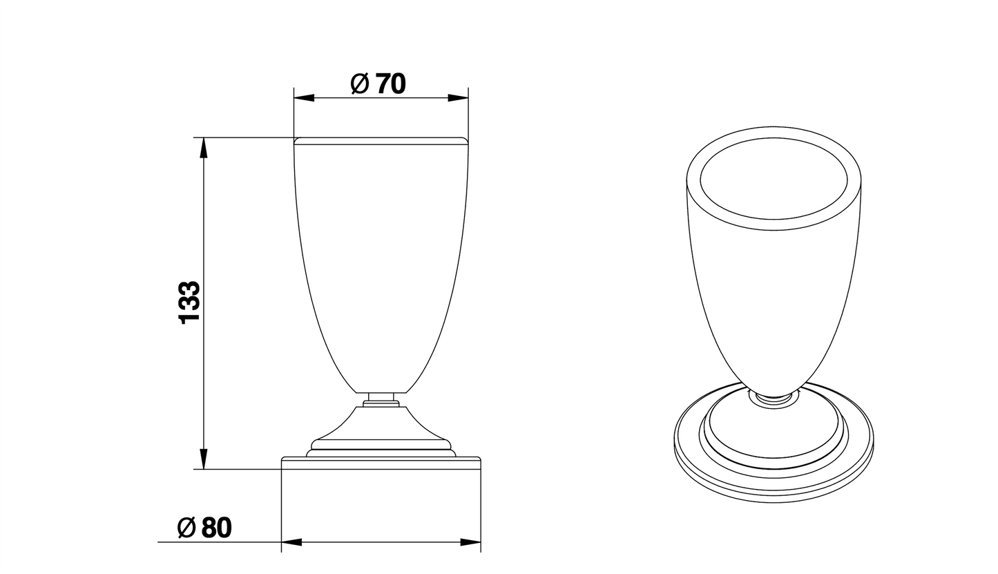 PORTA BICCHIERE 11012