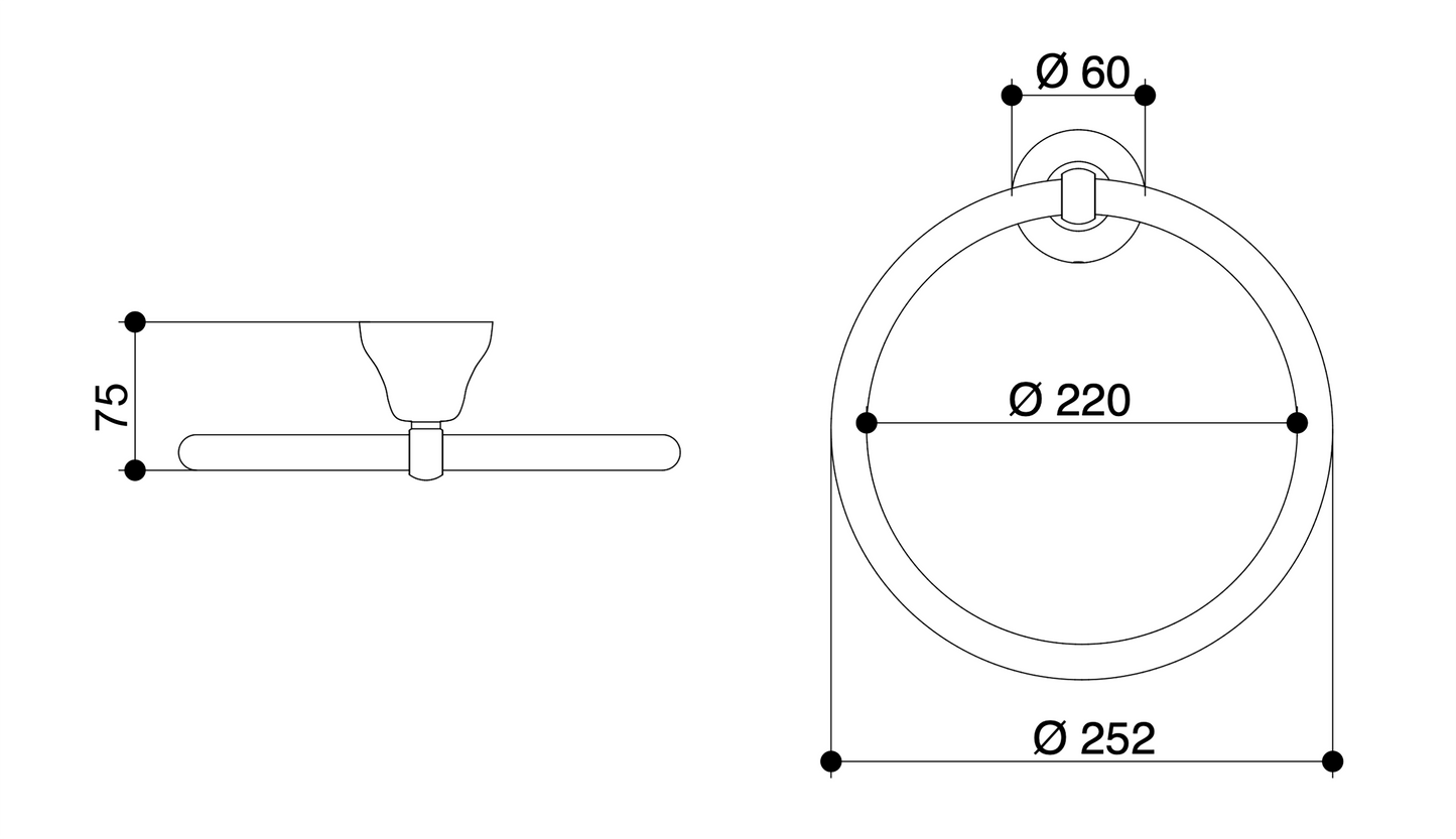 TOWEL HOLDER RING