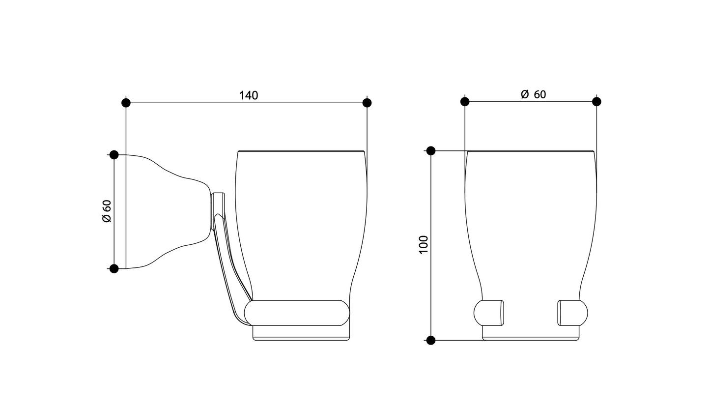 PORTA BICCHIERE 15014