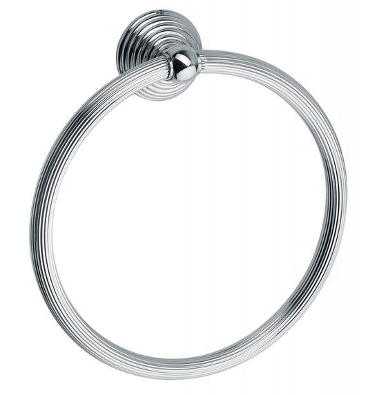 CLASSIC RING TOWEL HOLDER IN SILVER